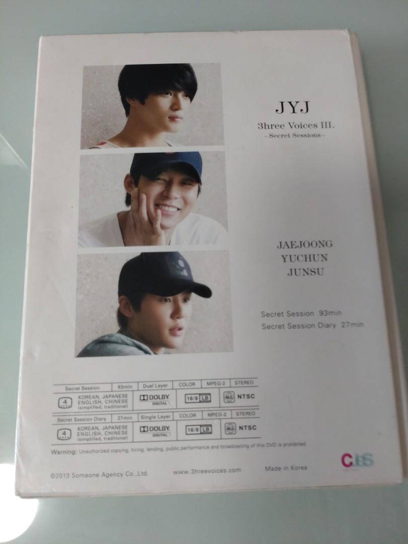 JYJ 3HREE VOICES, 興趣及遊戲, 音樂、樂器& 配件, 音樂與媒體- CD 及