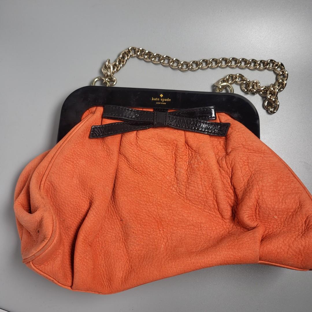 Kate spade orange on sale purse