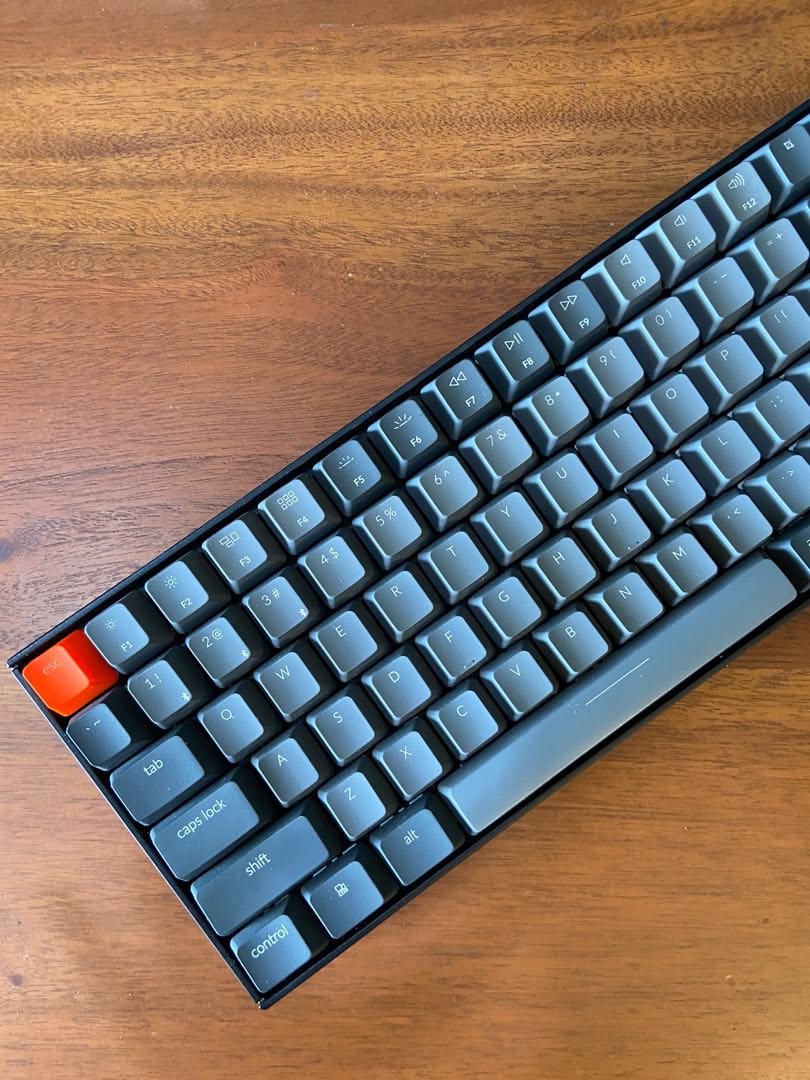 Keychron K2 V2 RGB NonHotswap, Gateron Browns + free wrist rest