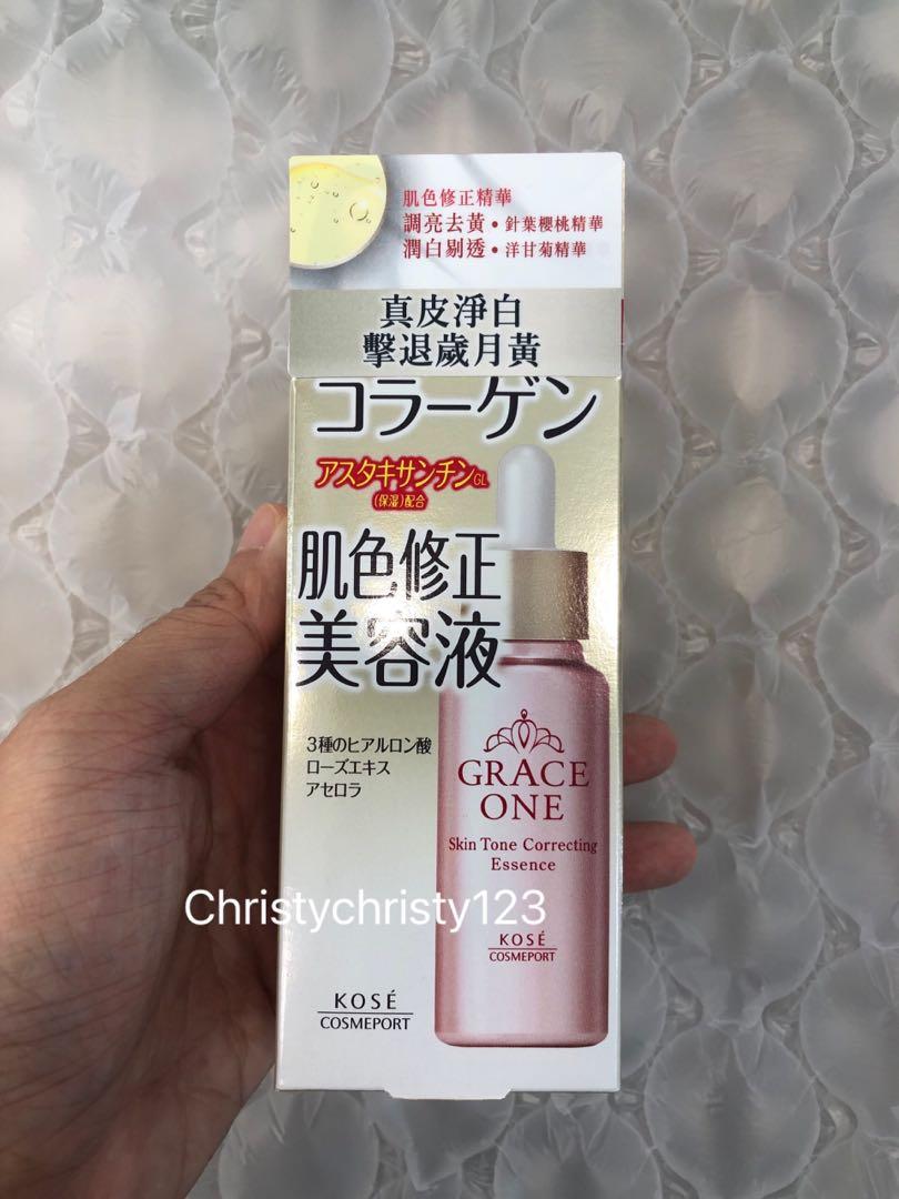 現貨30ml Kose Grace One 肌色修正精華 到期日 24年01月 美容 化妝品 健康及美容 皮膚護理 面部 面部護理 Carousell