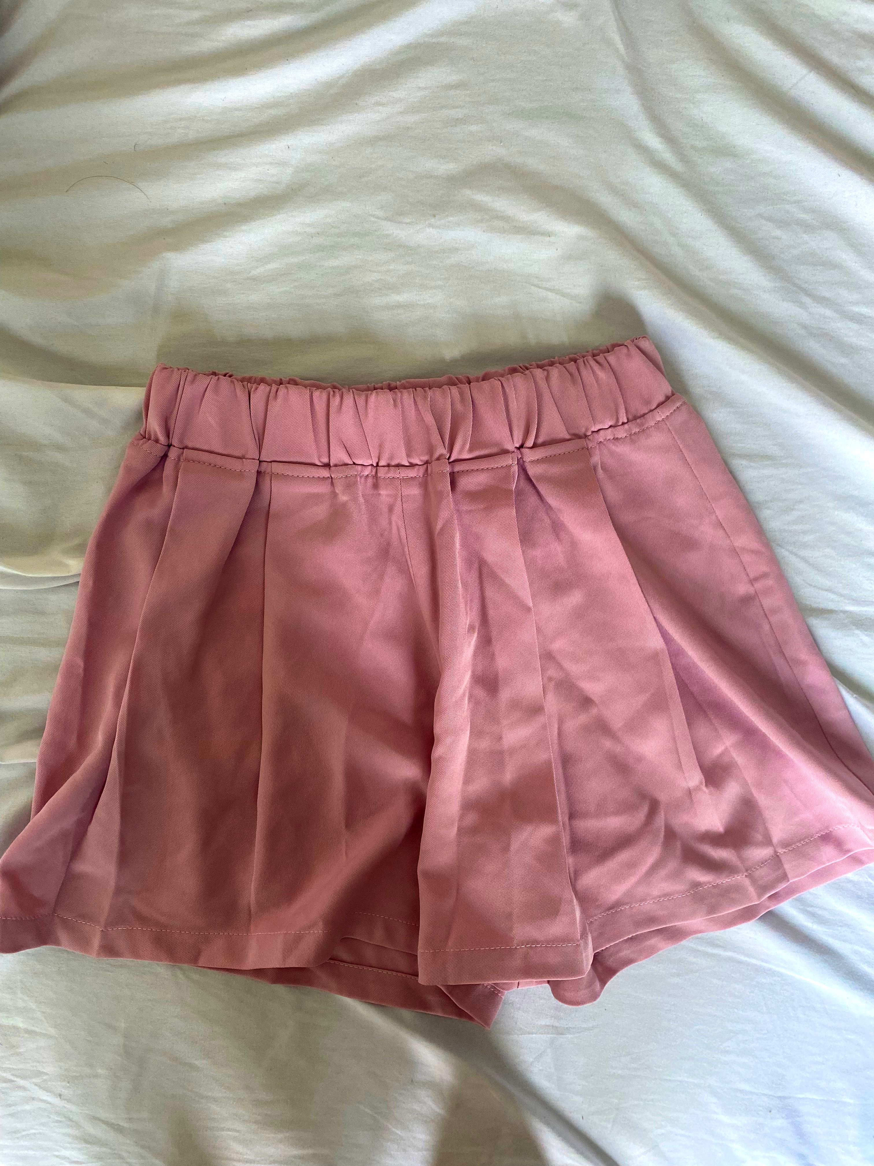 Light Pink Shorts Korean Women s Fashion Bottoms Shorts On Carousell