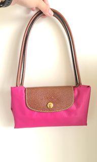 Longchamp Le Pliage Original Shoulder Bag in Medium (Fuchsia Pink)