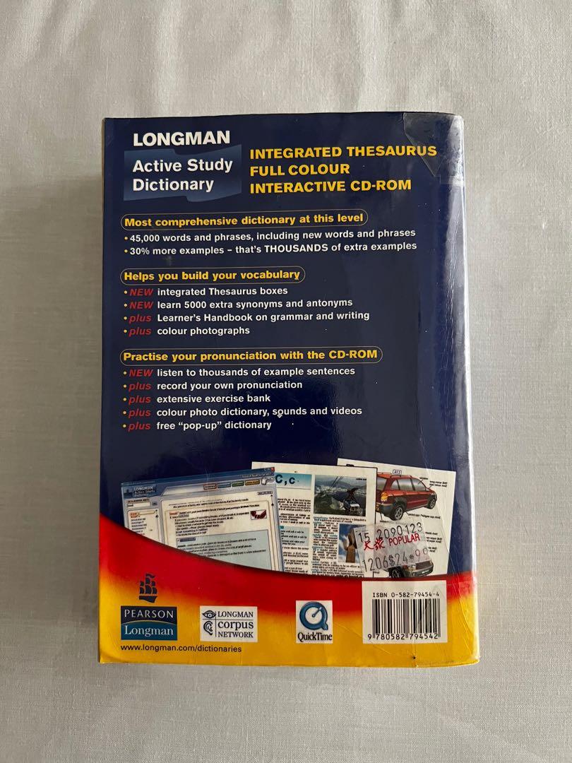 Longman Dictionary (Active study dictionary), Hobbies & Toys, Books ...