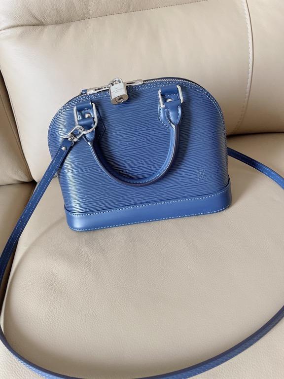 Louis Vuitton Brea MM Epi Indigo, Luxury, Bags & Wallets on Carousell