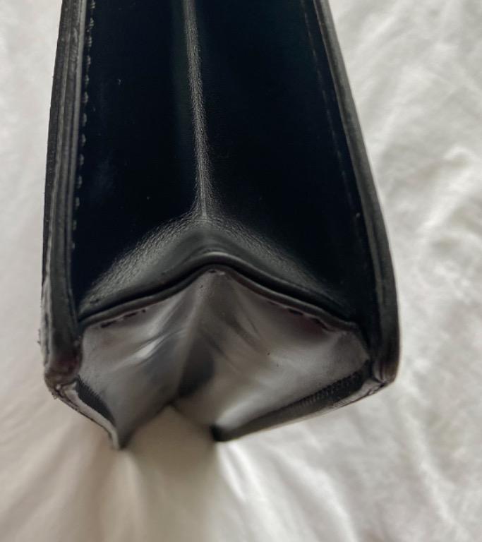 SOLD - Louis Vuitton Black Epi Leather Sellier Dragonne Clutch This  authentic designer bag is in very good condition. For more…