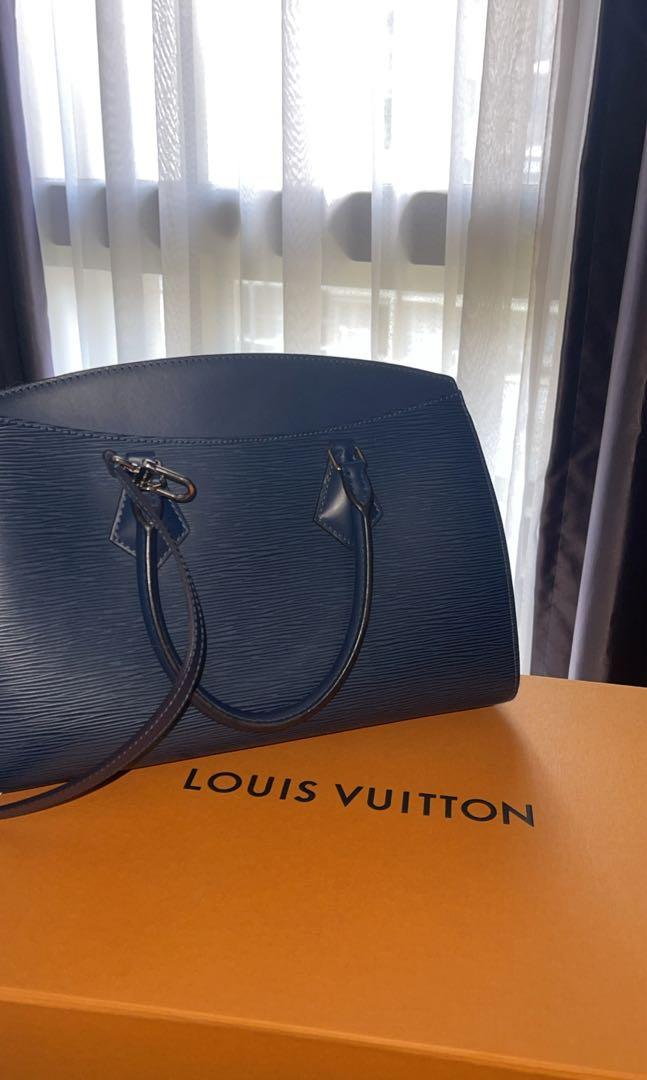 Louis Vuitton Soufflot Mm In Indigo