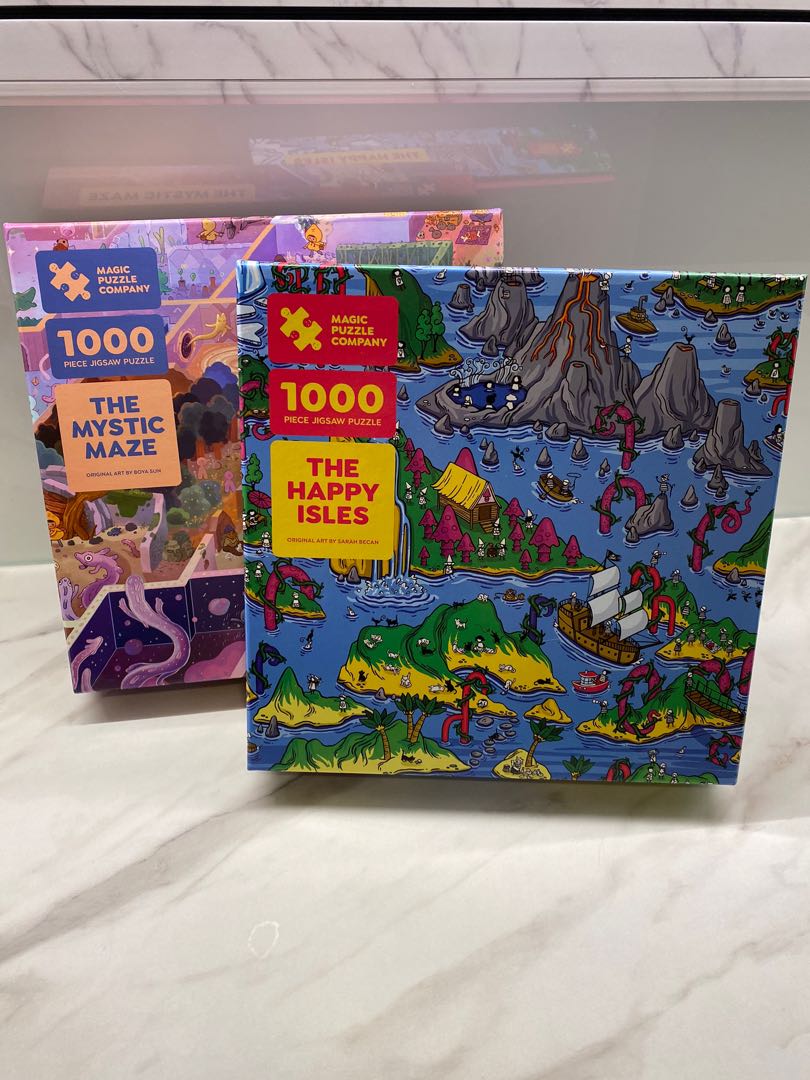 新品The Mystic Maze 1000-Piece Jigsaw Puzzle from The Magic Puzzle