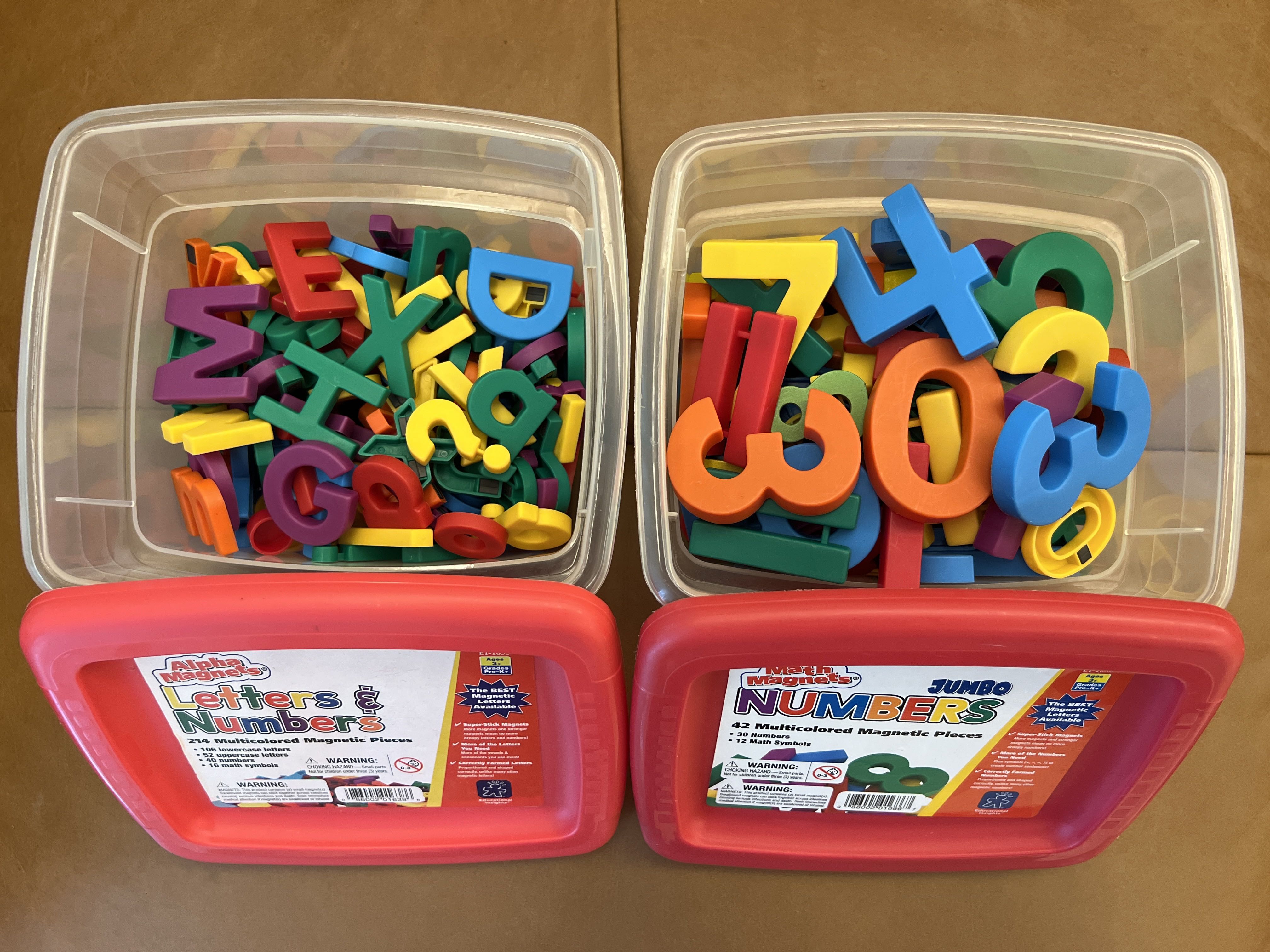 Magnetic Letters & Numbers, Hobbies & Toys, Stationery & Craft