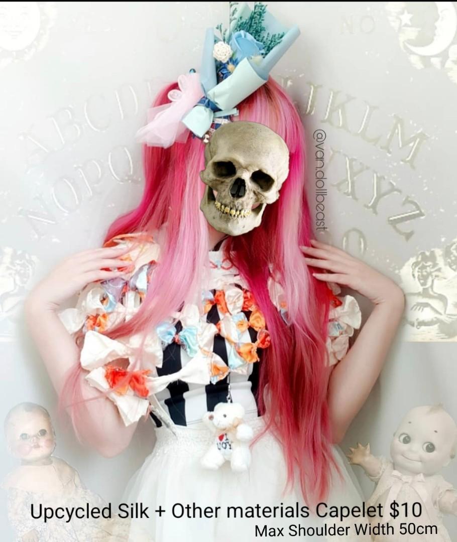 MANY alternative y2k harajuku alt goth pastel punk jfashion upcycled remake clothing hoodie jacket crop top capelet tank top pullover t shirt Women s Fashion Dresses Sets Sets or Coordinates on Carous...