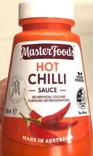 Master Foods Hot Chilli Sauce 250mL