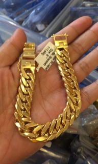 Mens Bracelet size8" k18 Japan Gold