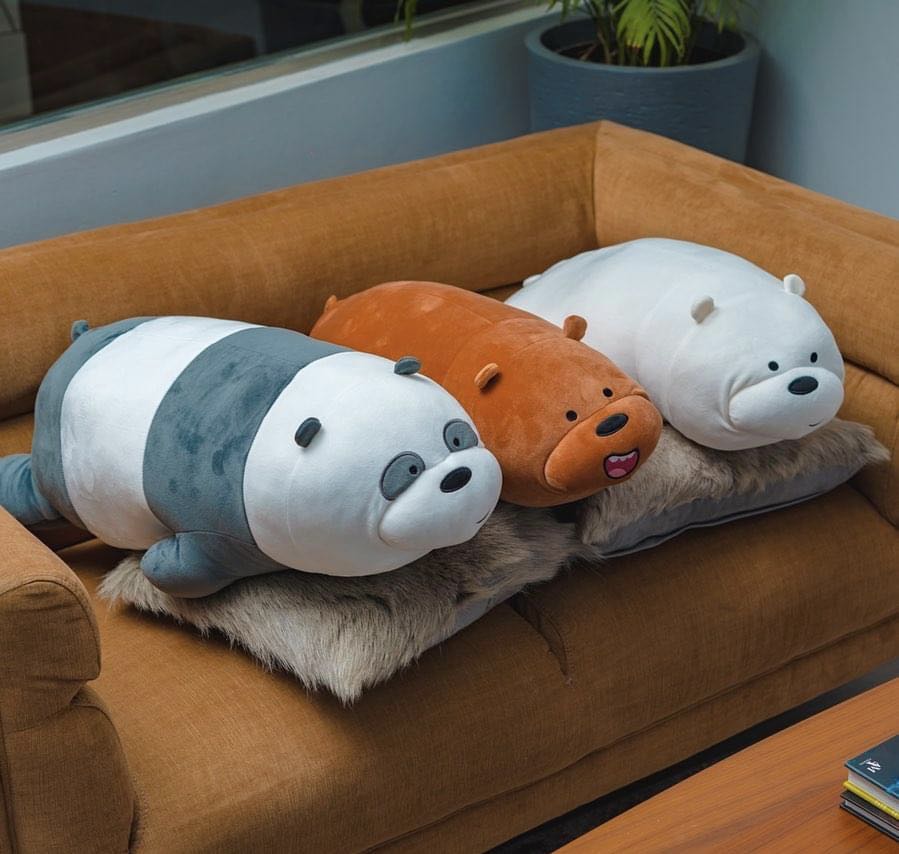 Miniso we bare bears stuffed toy hotsell