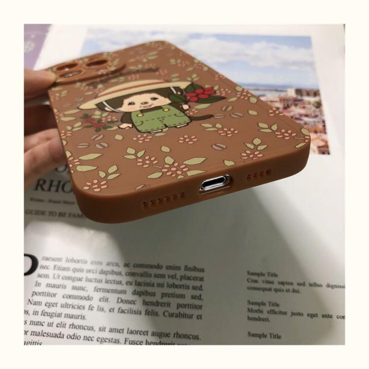 Monchhichi 卡通 iPhone Case 手機殼 手機套 保護套 保護殼 電話套 電話殼, 手提電話, 電話及其他裝置配件, 手機套