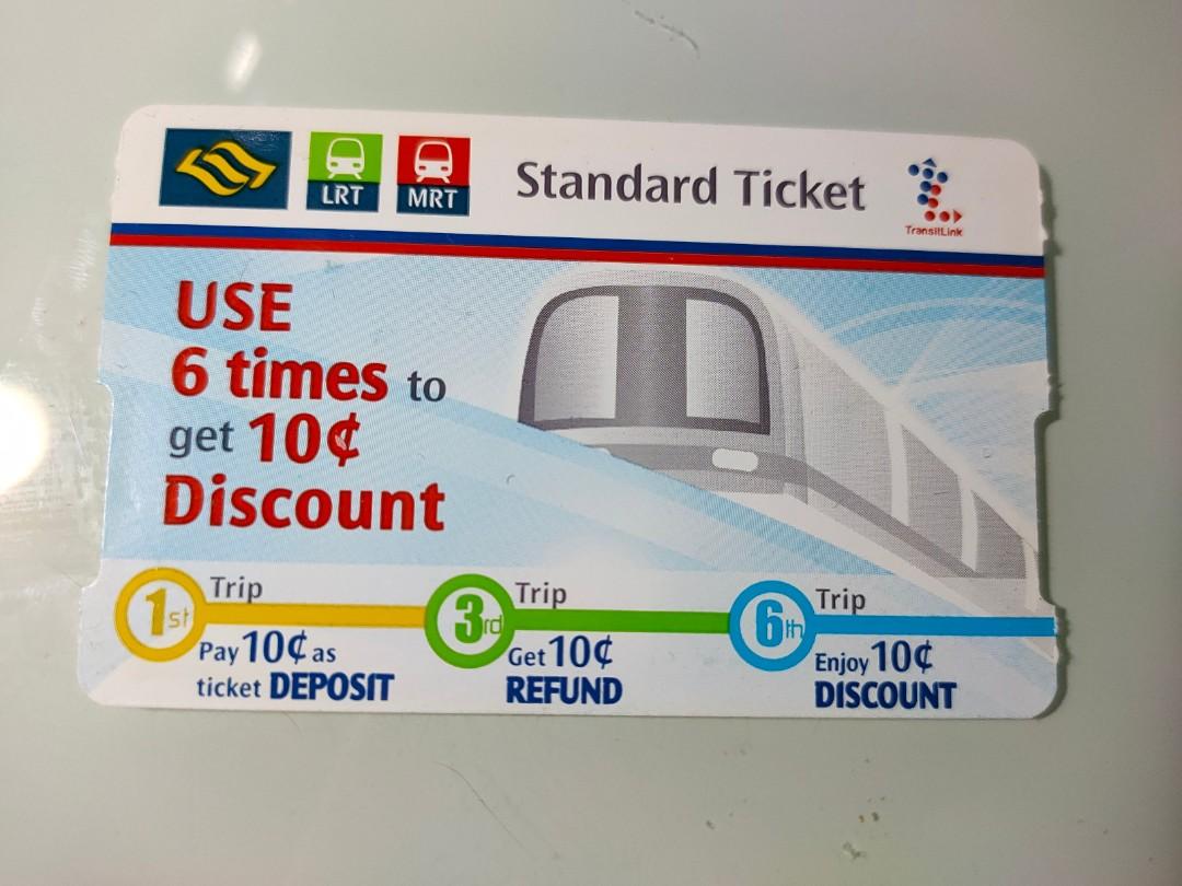 MRT Standard Ticket, Everything Else on Carousell