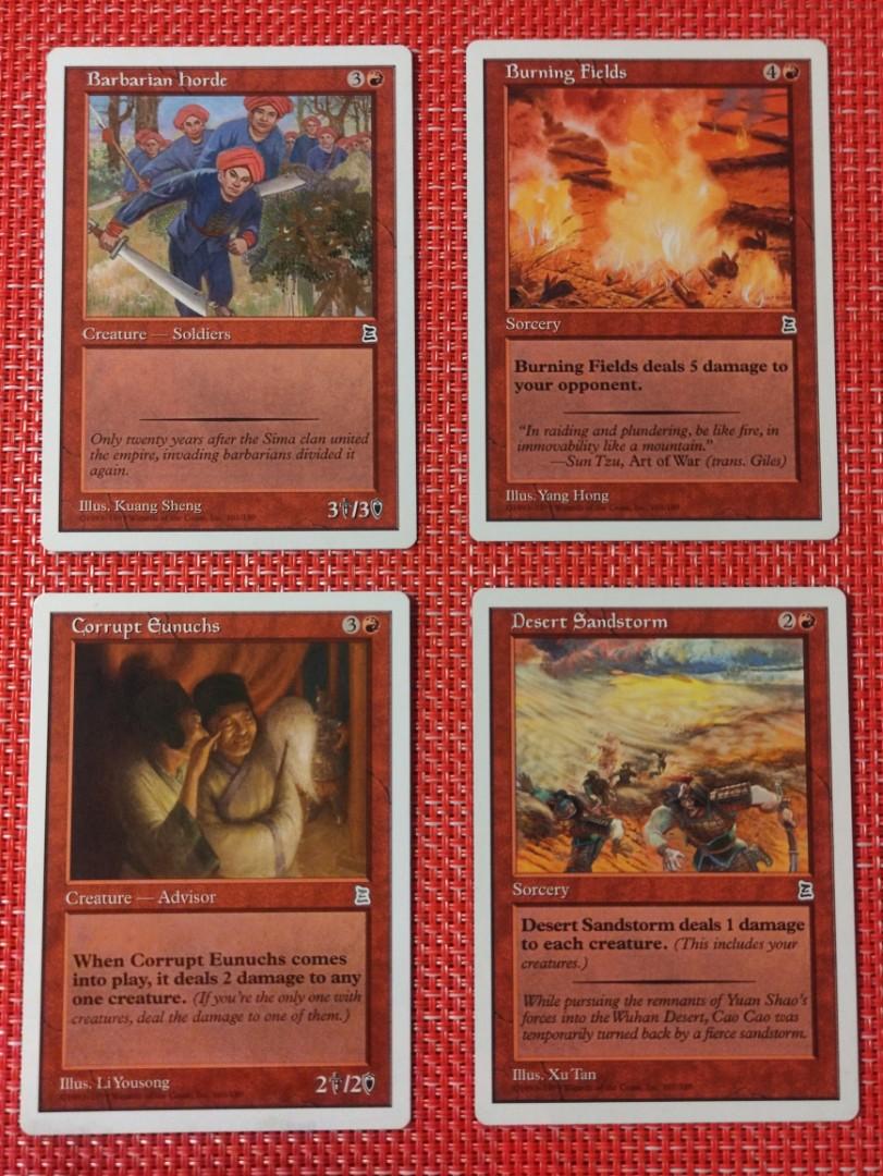 MTG Cards for sale (batch 2) PORTAL THREE KINGDOMS, Hobbies & Toys, Toys &  Games on Carousell
