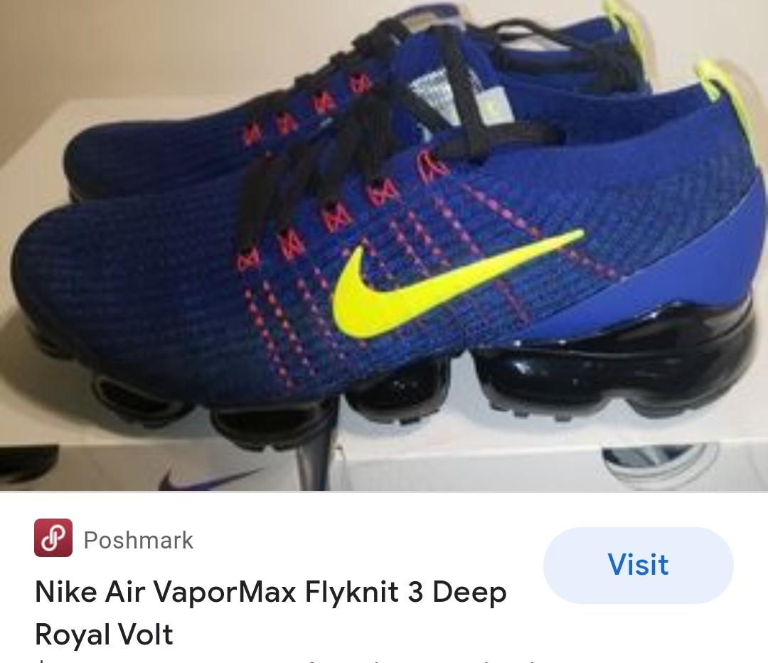 Air vapormax flyknit outlet 3 deep royal blue