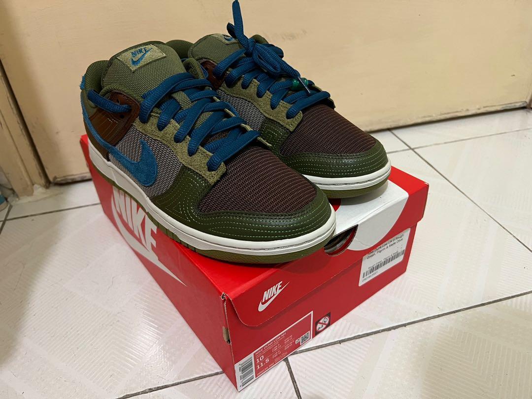 Nike Dunk Low Rough Green & Pilgrim, ç·è£, é, æ³¢é on Carousell