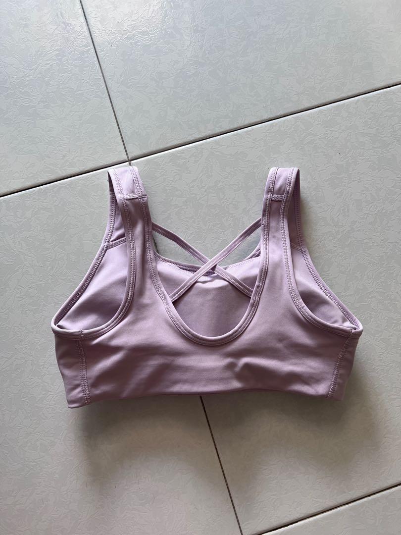Nike Swoosh Medium Support 1-piece Pad Sports Bra in Lilac, Women's  Fashion, Activewear on Carousell
