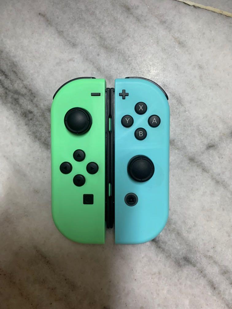 Nintendo joycons animal shop crossing