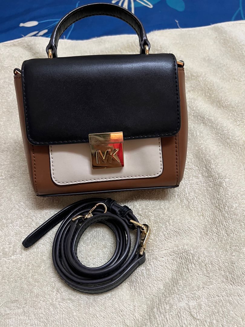 Michael Kors Mindy Mini Convertible Crossbody Top Handle Bag Luxury Bags Wallets on Carousell