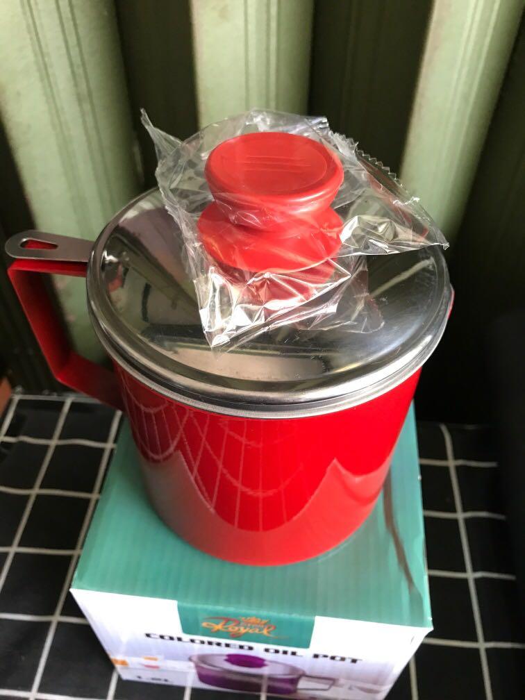 Oil Pot Tempat Minyak 1.2 Liter, Kitchen & Appliances di Carousell