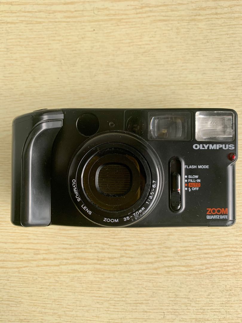 Olympus AZ1 Zoom 35mm film camera, Photography, Cameras on Carousell
