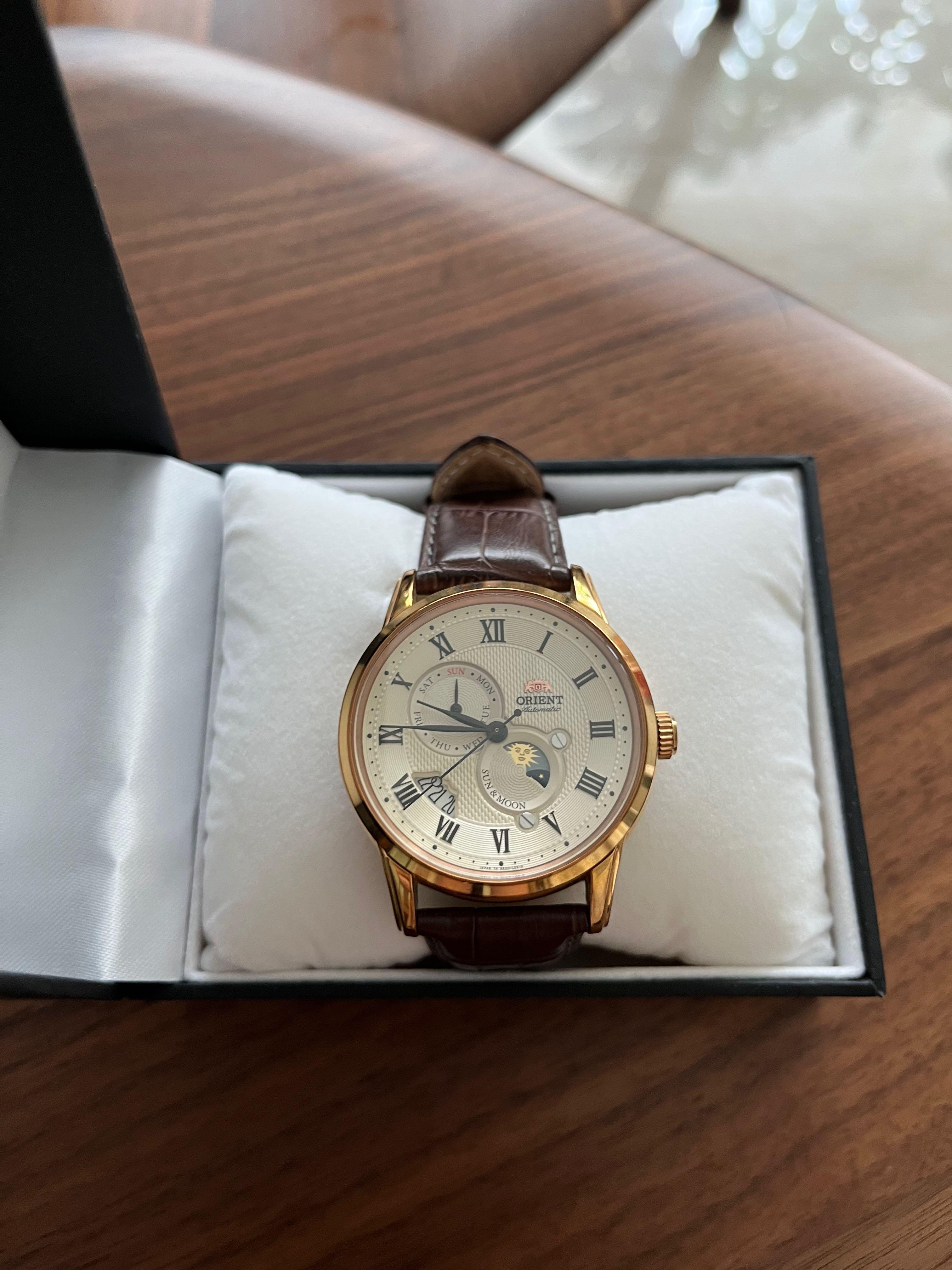 Orient classic deals sun and moon