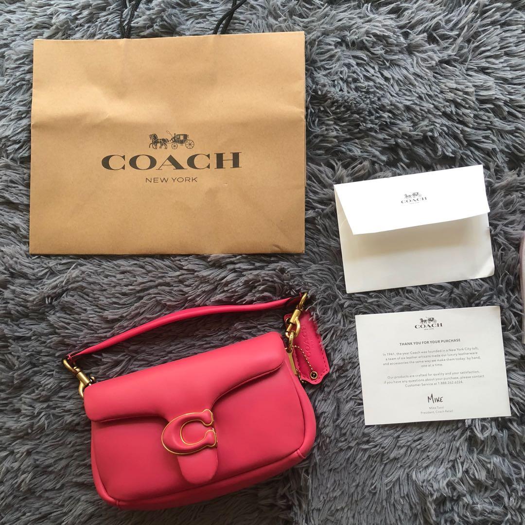 COACH Shoulder bag PILLOW TABBY 18 in pink