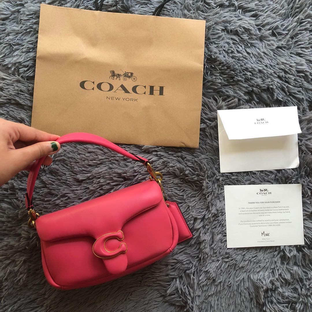 Original Coach Pillow Tabby 18 Rose Pink, Luxury, Bags & Wallets