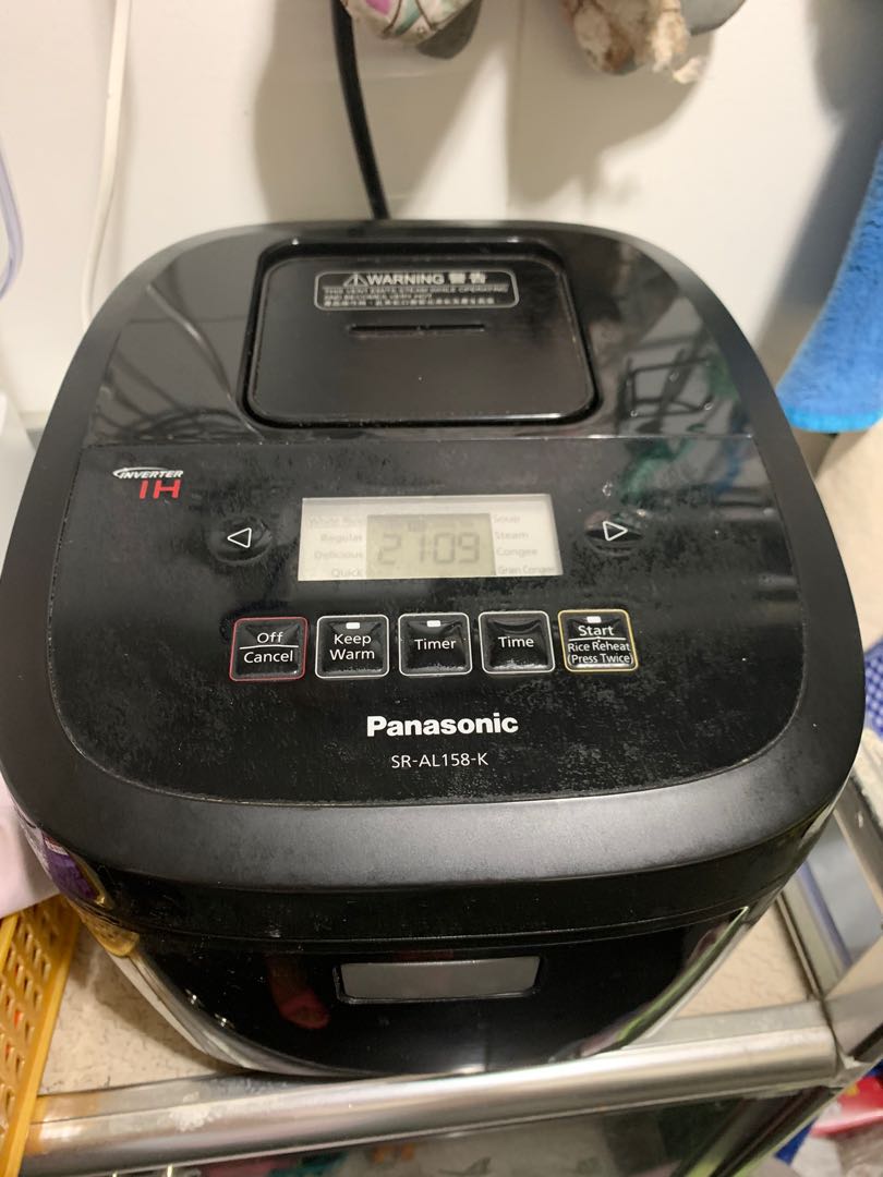 Panasonic 電飯煲SR-AL158-K, 家庭電器, 廚房電器, 鍋具- Carousell