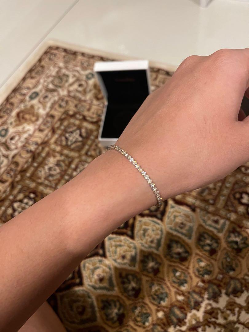 Pandora 9 bracelet sparkling store strand sterling silver
