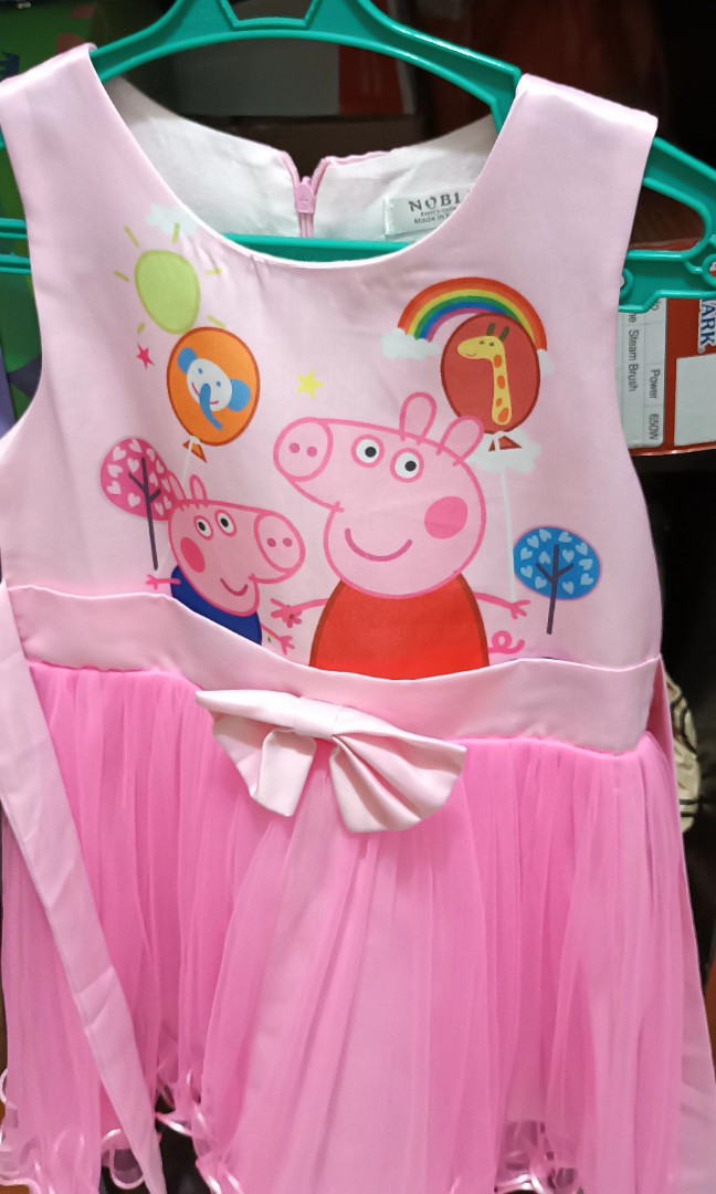 Peppa pig dress, Babies & Kids, Babies & Kids Fashion on Carousell