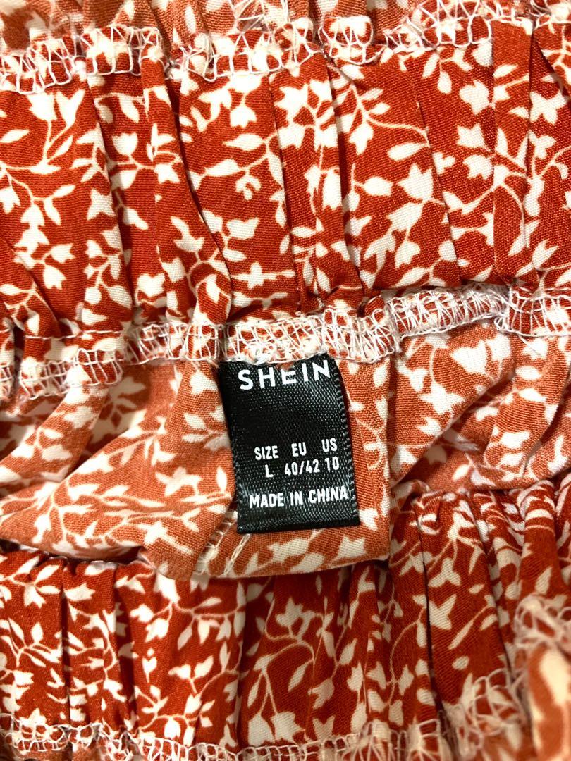 Plus size Shein Paper Bag skirt, Women's Fashion, Bottoms, Skirts on