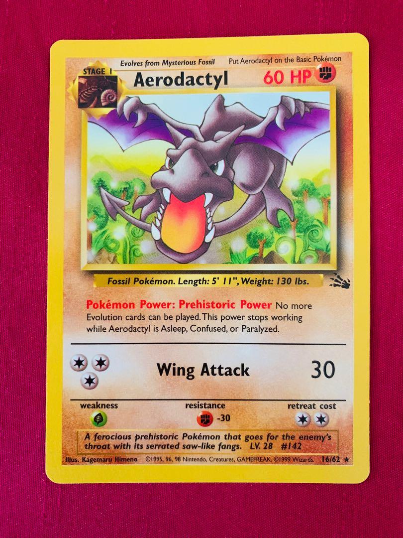 16/62 Aerodactyl Rare “Fossil” Nr. Mint – Mint – PokemonCardShop
