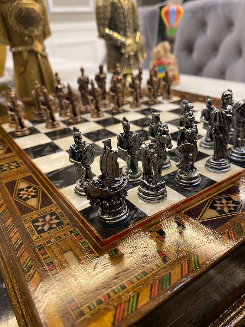 Premium hand made chess set from turkey Hobbies Toys