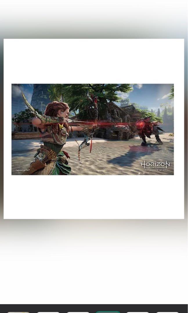 PS5 disk horizon forbidden west edition, Video Gaming, Video Game