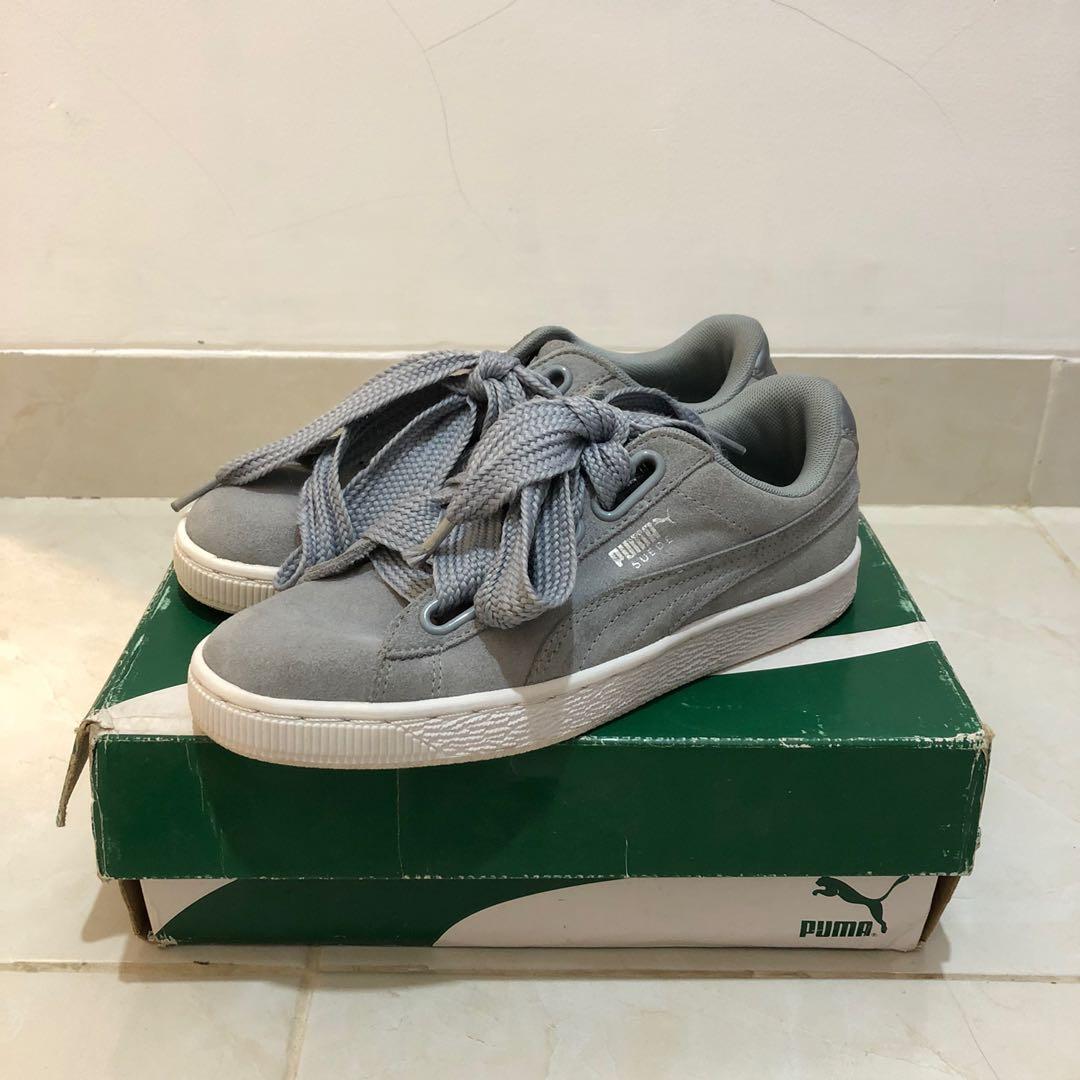 Puma Suede Heart Safari Ribbon Laces