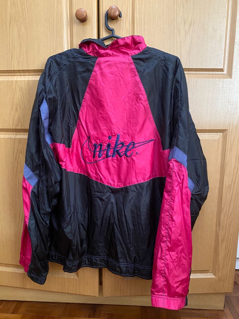 Red Nike Windbreaker Jacket, Men's 