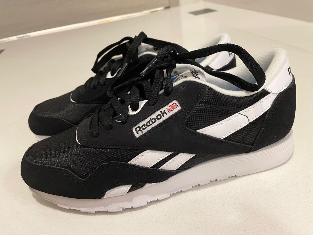 Reebok classic nylon 2025 black mens