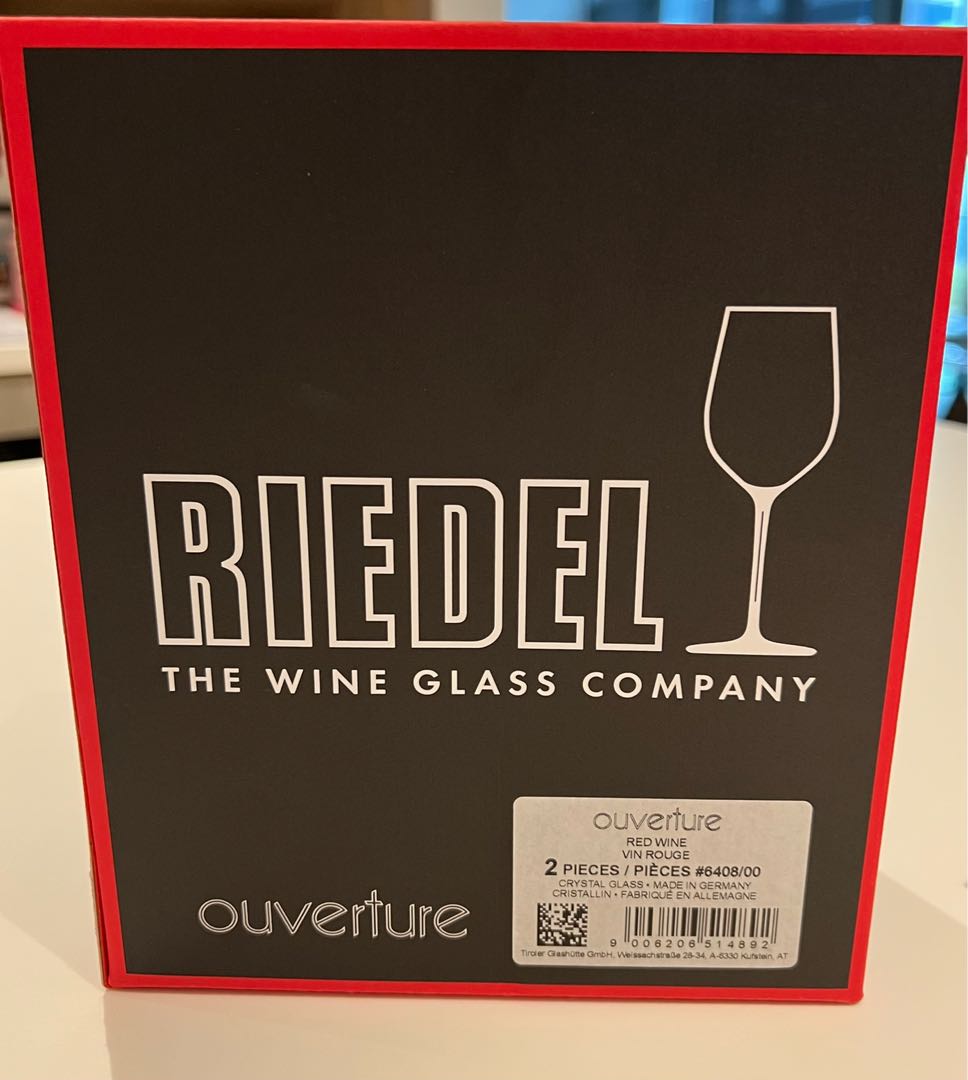 Riedel Ouverture Red Wine Glasses, Food & Drinks, Alcoholic Beverages