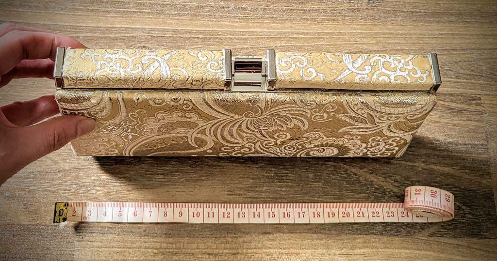 River island gold clutch on sale