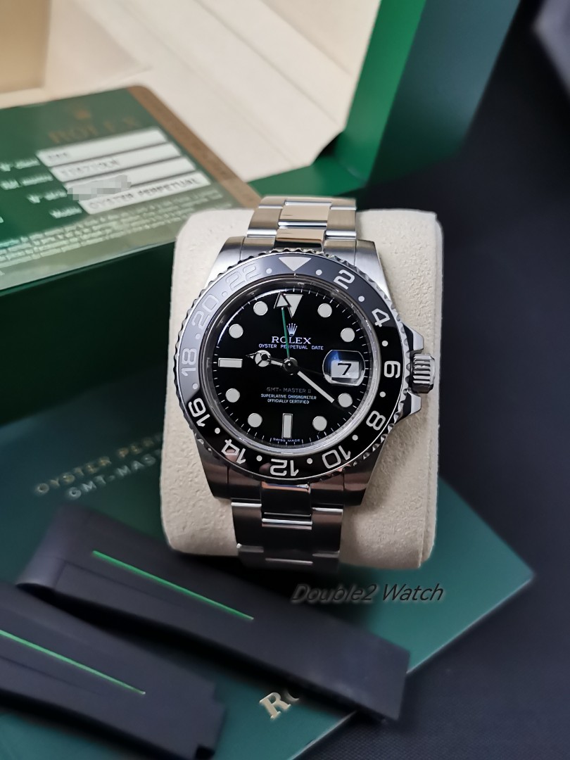gmt master black green