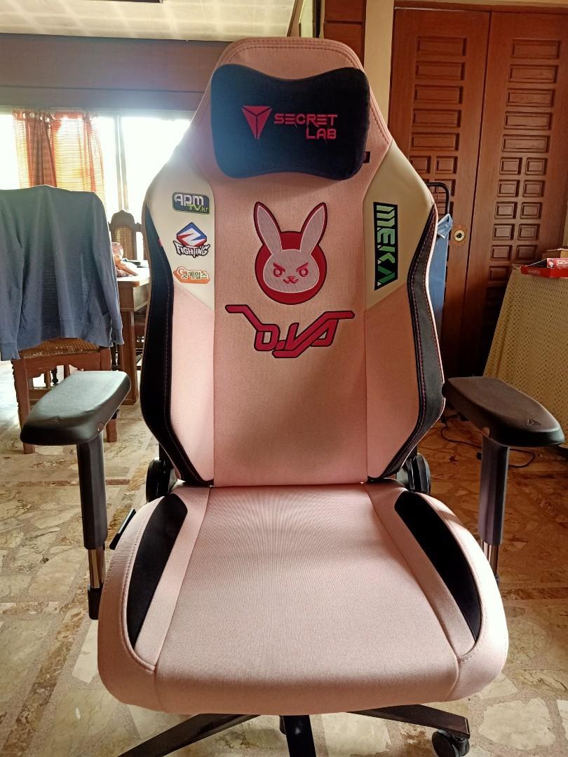 Secretlab 2022 Gaming chair D.VA edition, Video Gaming, Gaming