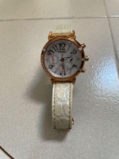 Seiko ladies solar chronograph 33mm