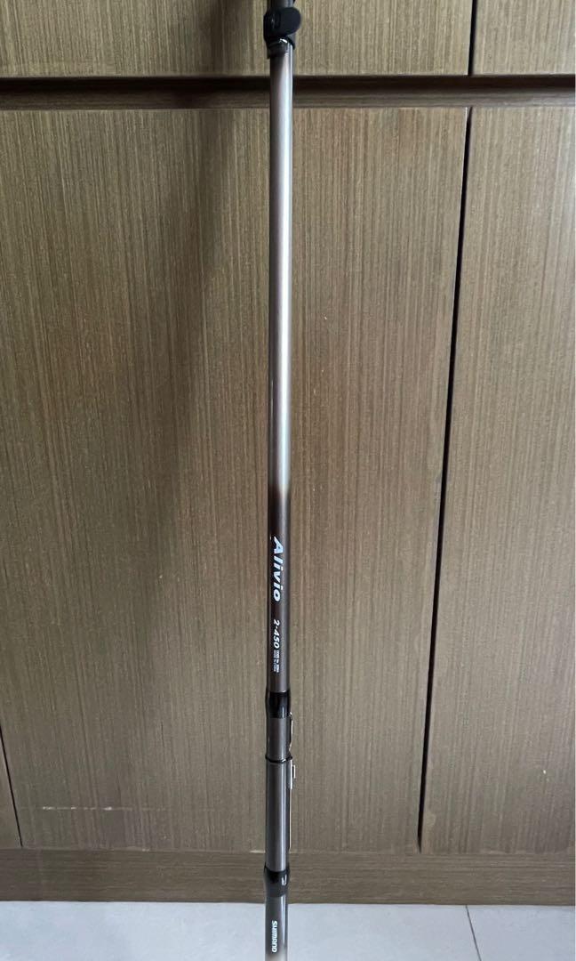 Shimano Alivio 2-450 磯釣竿+ Arenos C3000 spinning reel, 運動產品