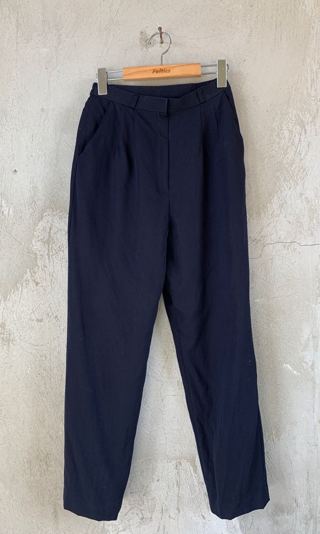Size 26 navy blue trousers, Women's 