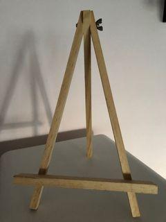 Small wooden easel