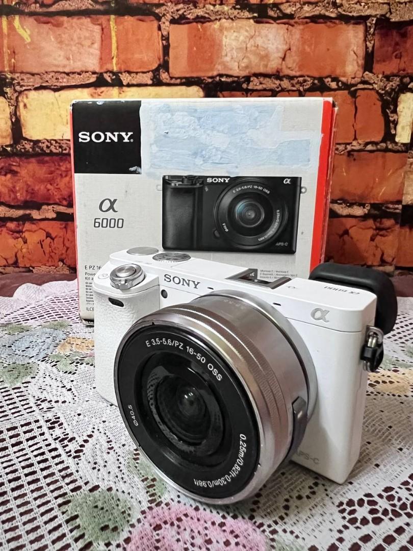 Sony A6000(used)+kit lens+prime lens, Photography, Cameras on Carousell