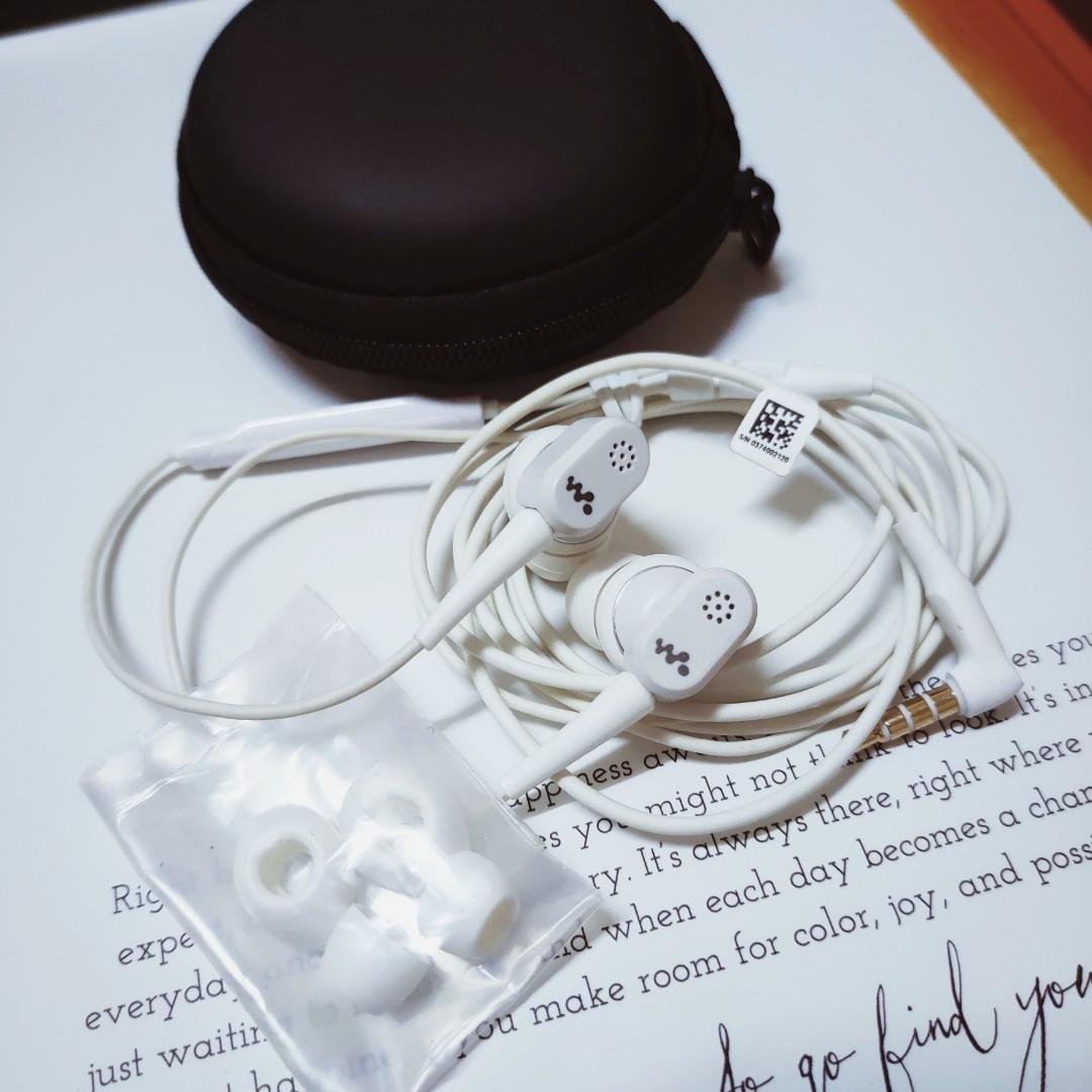 Original Sony MDR NC020 Deep Bass Big Soundstage Recabled Earphones
