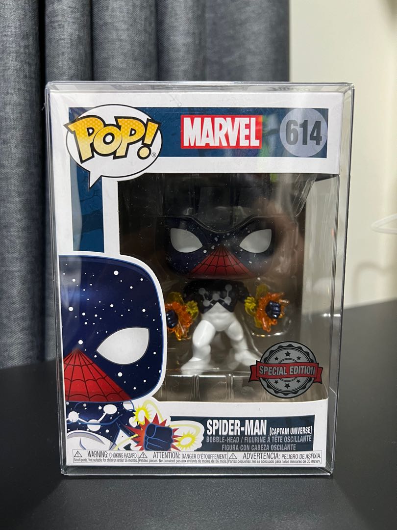 Spider-man captain universe funko pop, Everything Else on Carousell